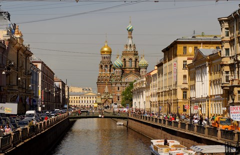 Saint Pétersbourg : Cathédrale Saint-Sauveur-sur-le-Sang-Versé