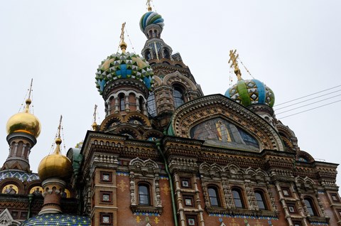Saint Pétersbourg : Cathédrale Saint-Sauveur-sur-le-Sang-Versé